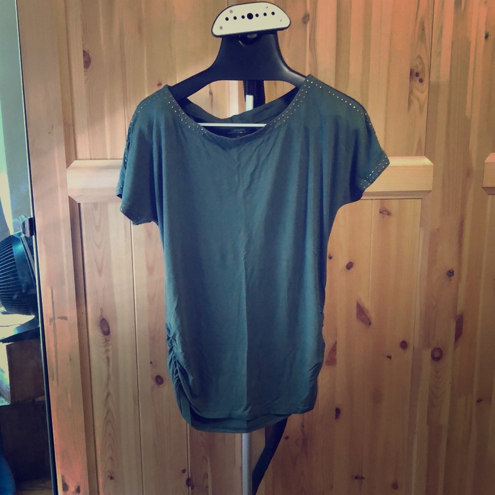 Green blouse